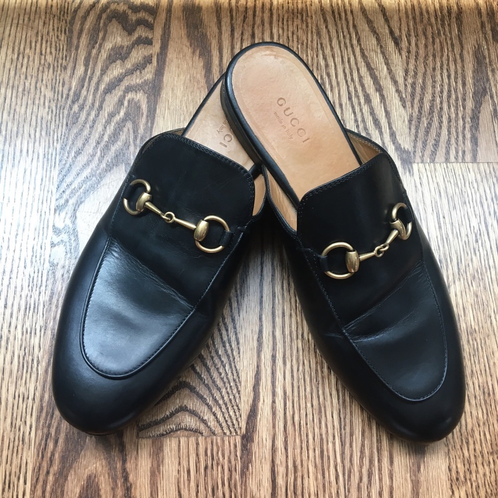 Gucci Princetown Loafer Mule Slipper Black 36.5